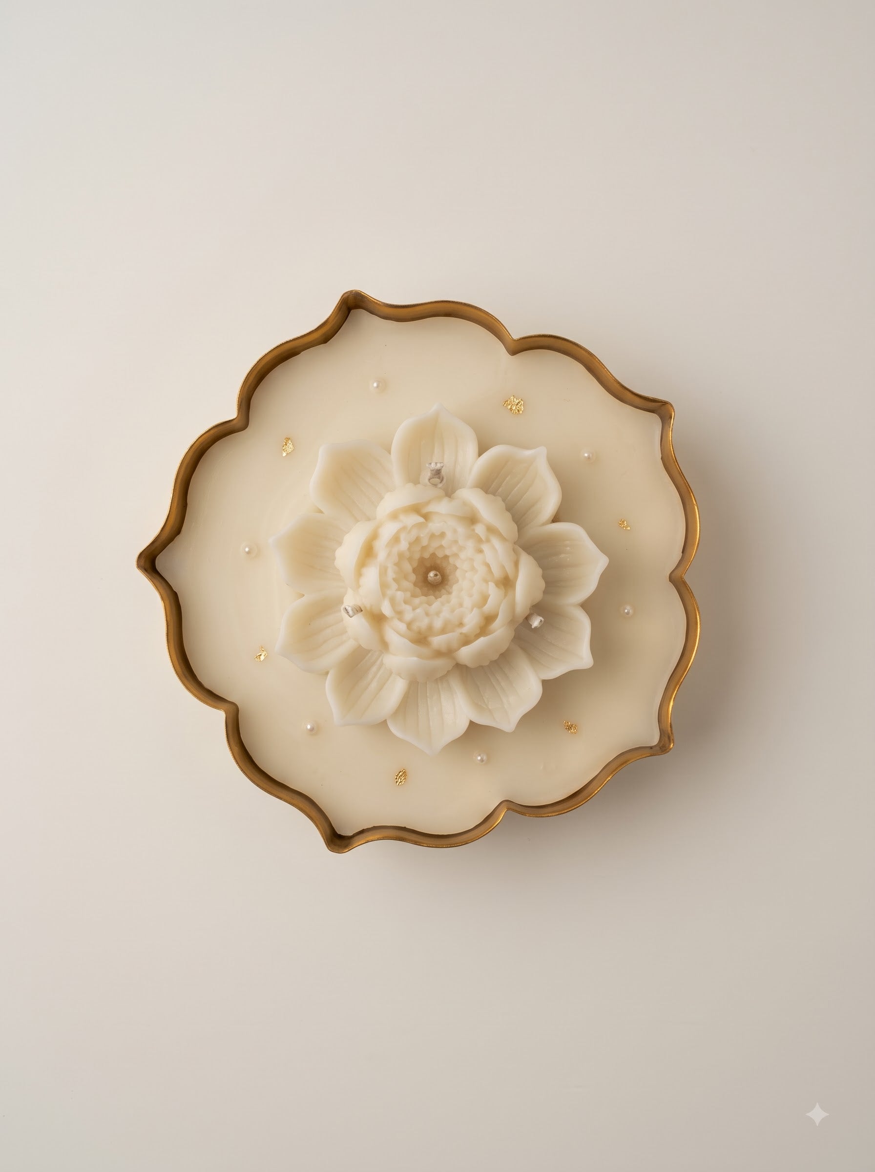 Glittering Urli with Lotus